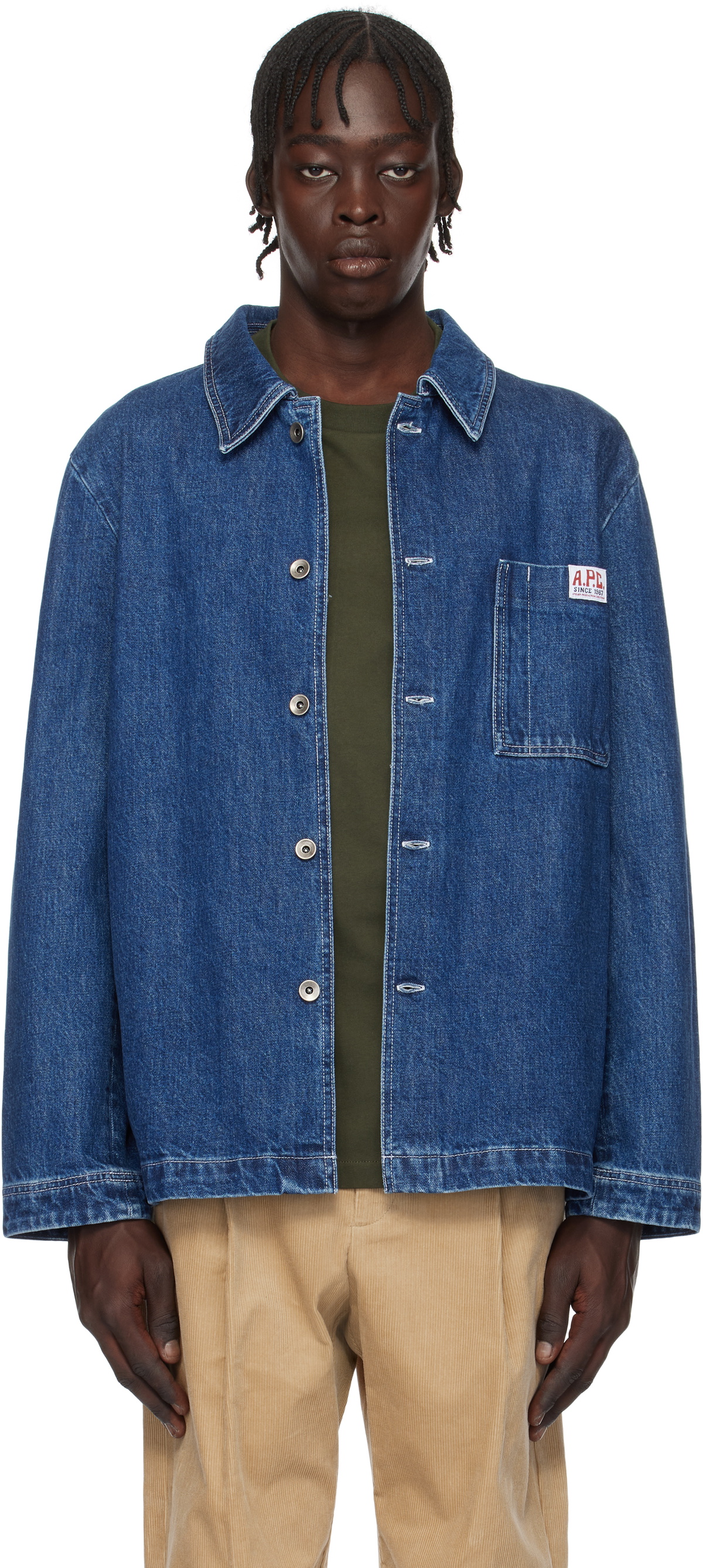 A.P.C. Navy Ralph Denim Jacket A.P.C.