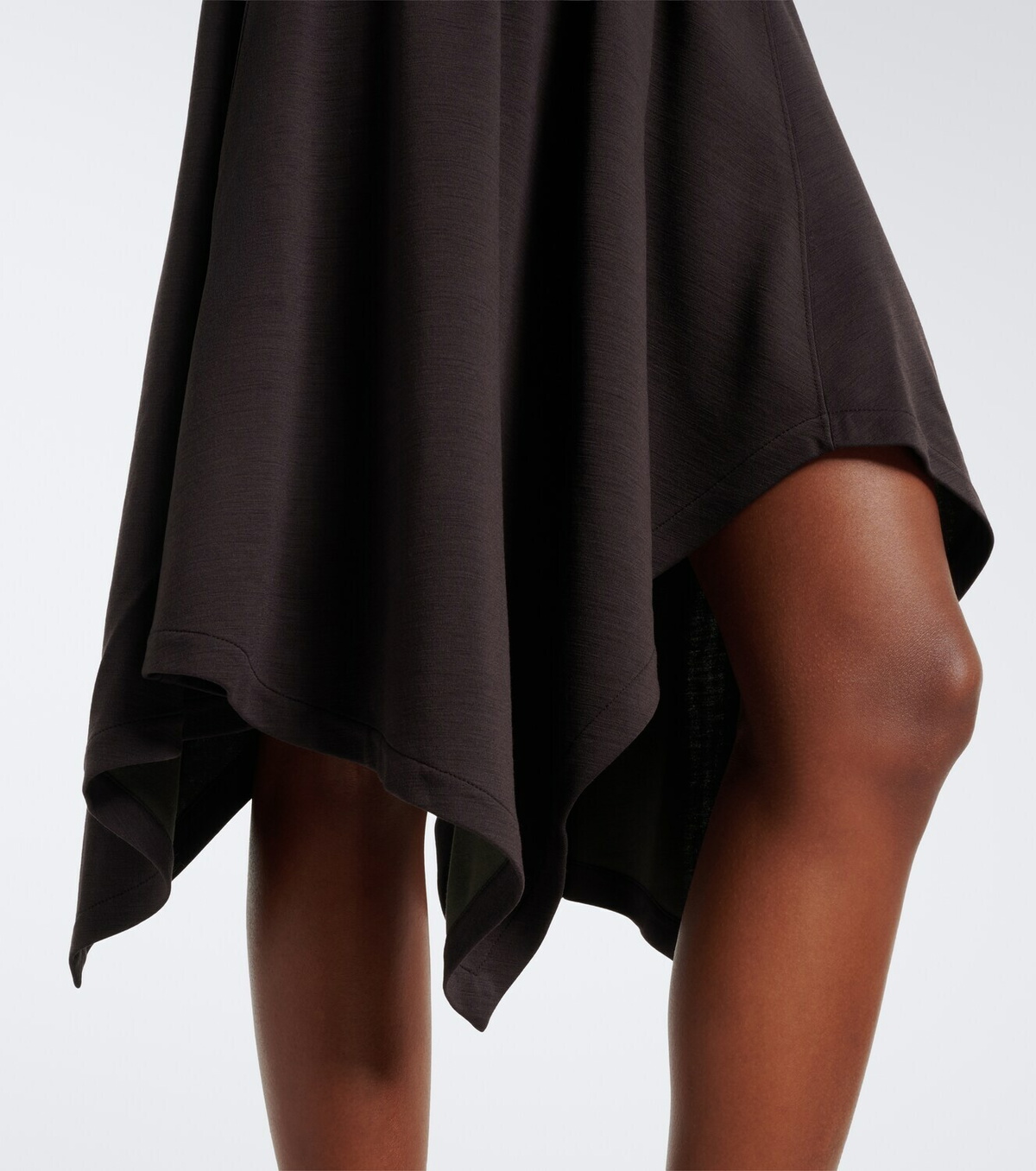Lemaire Gathered wool-blend dress