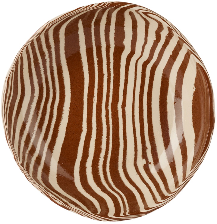 Photo: Henry Holland Studio Orange & White Stripe Pasta Bowl