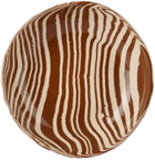 Henry Holland Studio Orange & White Stripe Pasta Bowl