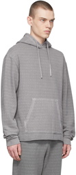 John Elliott Grey Cotton Hoodie