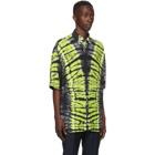 Valentino Black and Green Pop Skin Printed Shirt