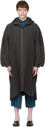 HOMME PLISSÉ ISSEY MIYAKE Brown Edge Light February Coat