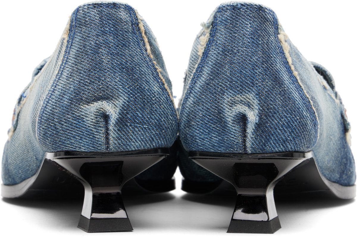 Diesel Blue D-Amber Moc 30 Heels