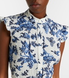 Erdem Floral jacquard top