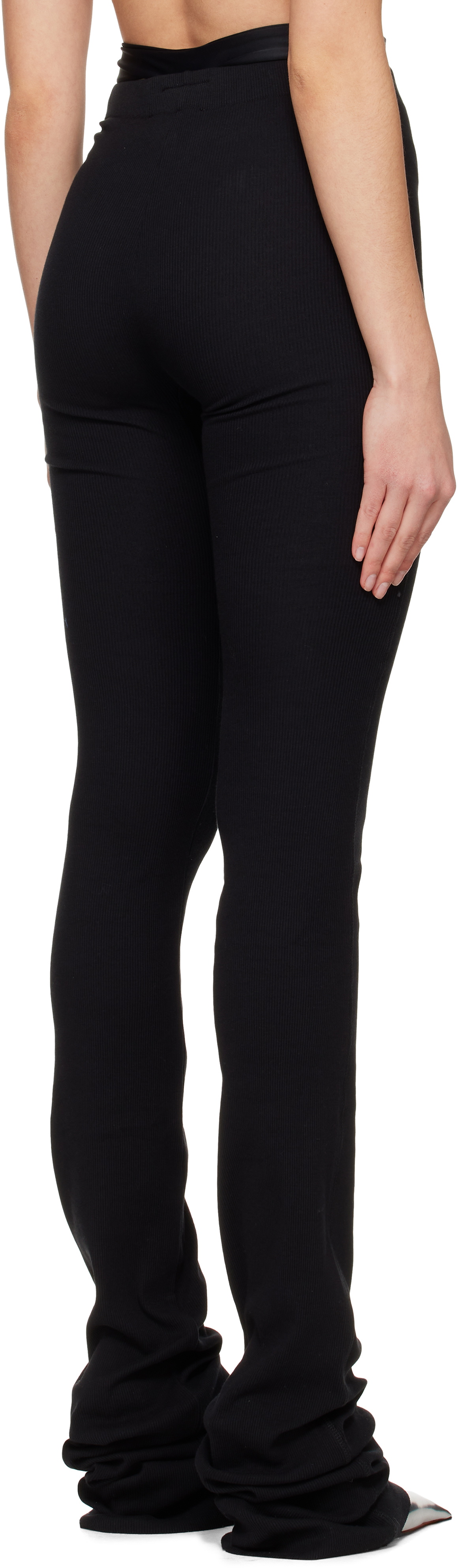 Ottolinger Black Drape Lounge Pants