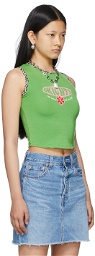 OMIGHTY Green 'I'm Ok I'm Alive' Baby Tank Top