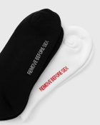 032c REMOVE BEFORE SEX SOCKS - 2 PACK black/white Men