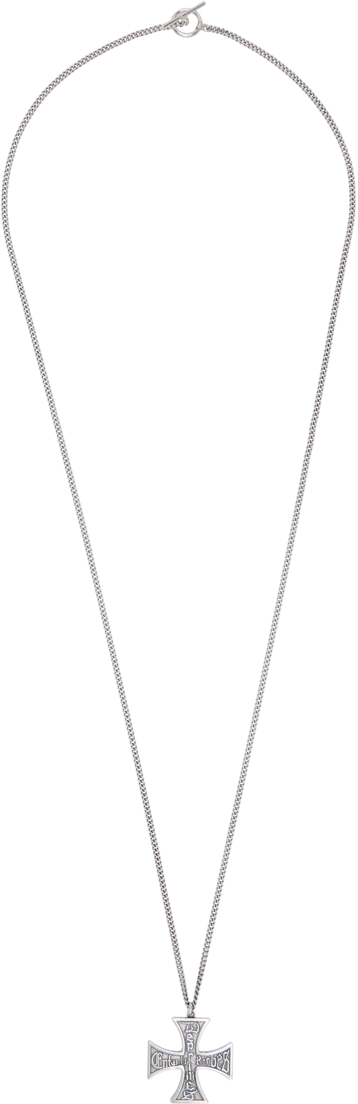 【関税込み】Enfants Riches Deprimes クロス ロゴ ネックレス Enfants Riches Déprimés Silver Cross Logo Necklace Enfants