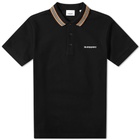Burberry Johnston Logo Polo