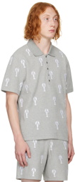 Thom Browne Gray Lobster Polo