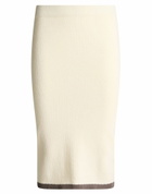 Drumohr Womens Midi skirt Ivory