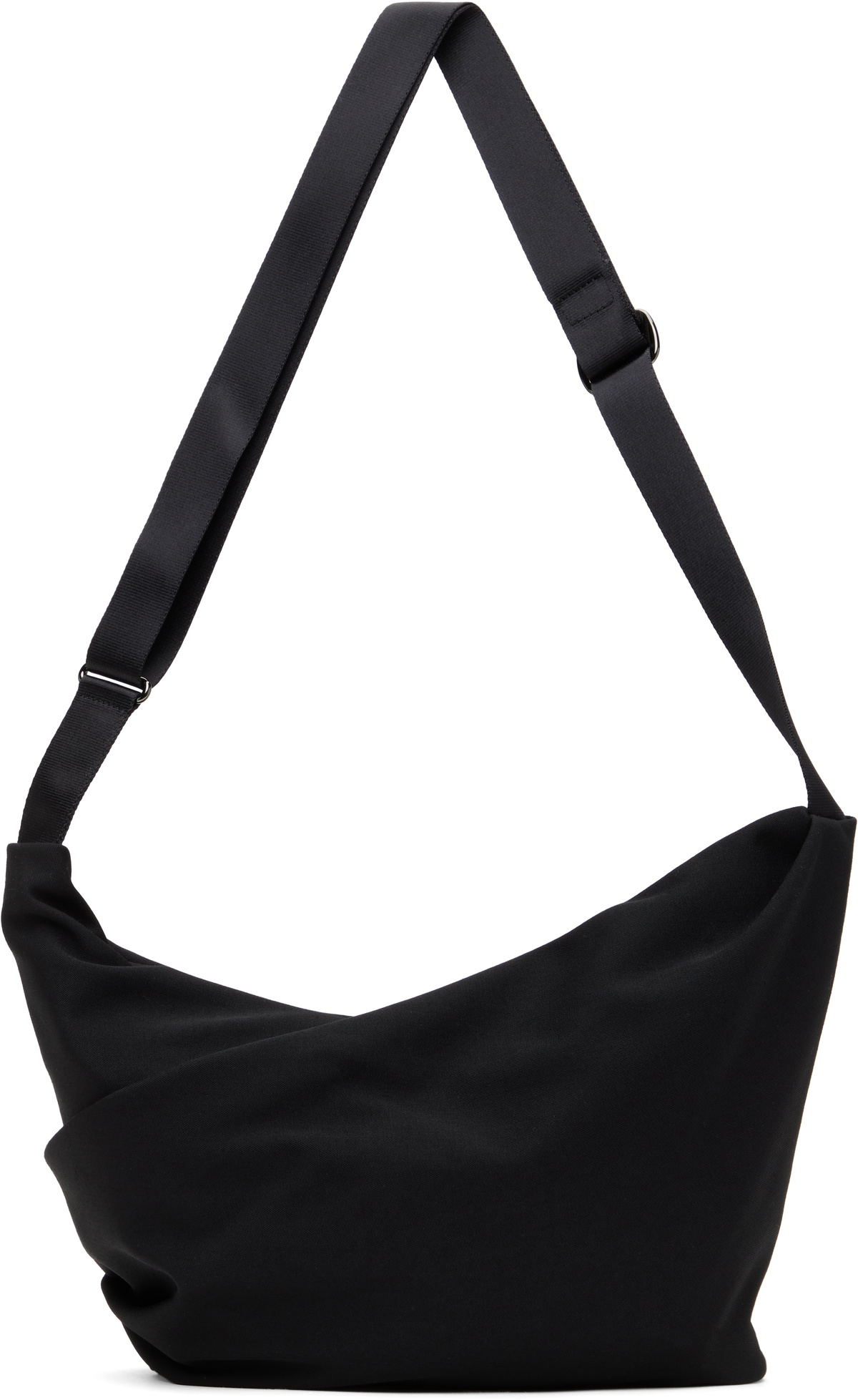 YOHJI YAMAMOTO Black Product Dyeing Horse Double Handle Tote