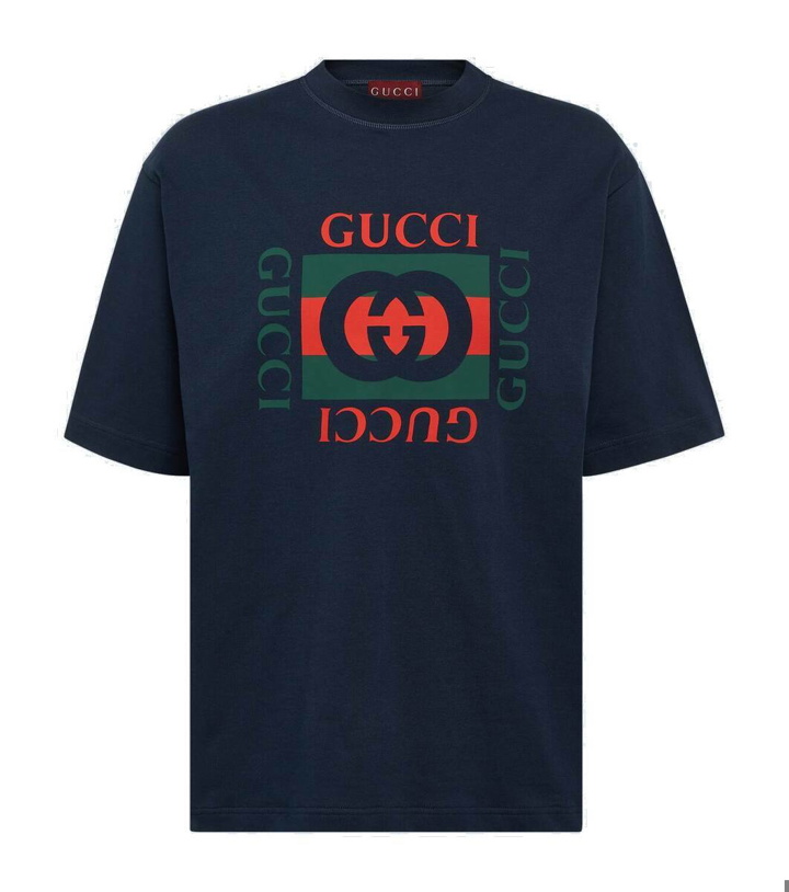 Photo: Gucci Logo cotton jersey T-shirt