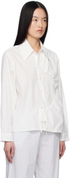 Deiji Studios White Arch Tie Shirt