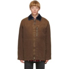 Acne Studios Brown Canvas Stonewashed Jacket