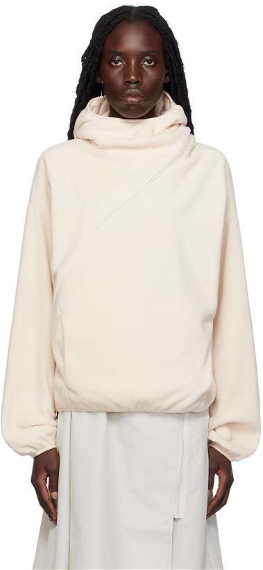 Photo: POST ARCHIVE FACTION (PAF) SSENSE Exclusive Off-White Hoodie
