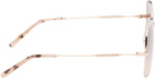 Marc Jacobs Rose Gold Aviator Sunglasses