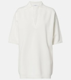 Max Mara Knitted crêpe top