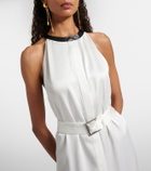 Tom Ford Crêpe satin maxi dress