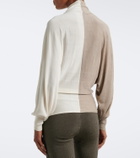 Jacquemus Paneled silk-blend sweater