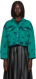 MSGM SSENSE Exclusive Blue Denim Jacket