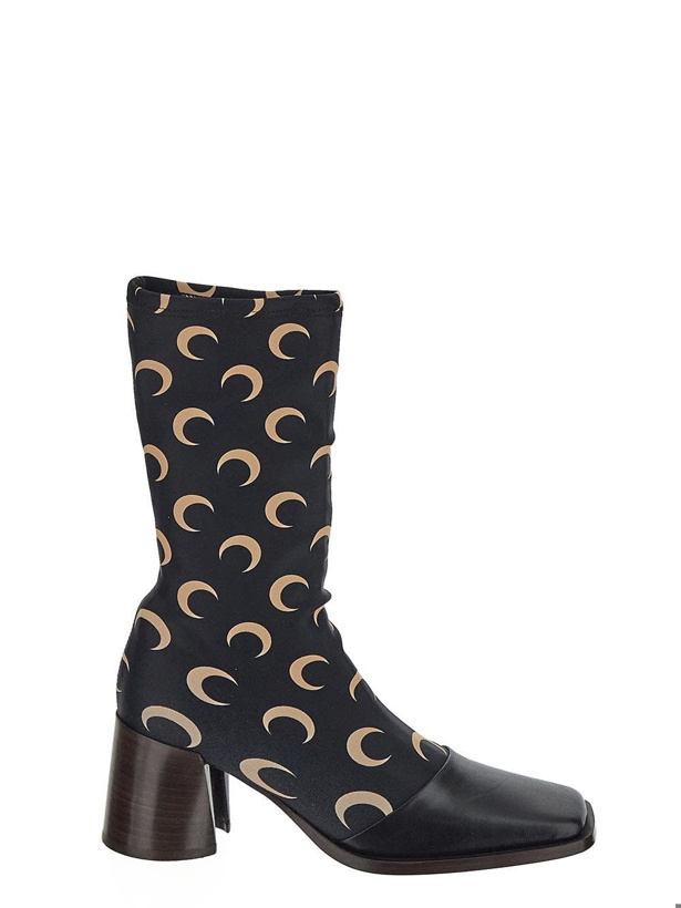 Photo: Marine Serre Moon Jersey Ankle Boots