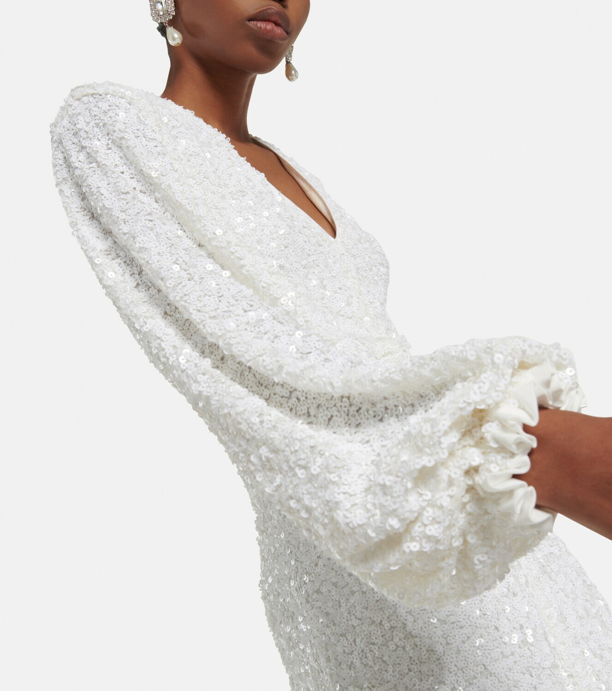 Rotate Birger Christensen Bridal Sirin sequined midi dress