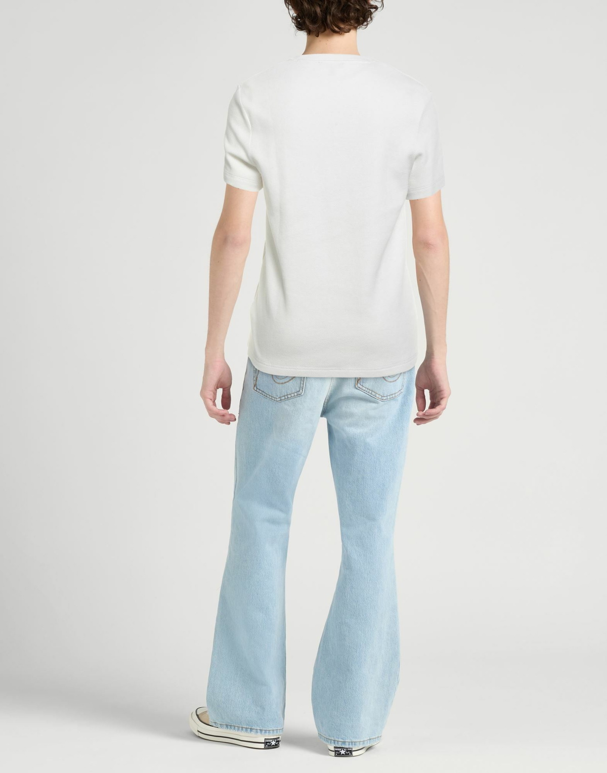 True Religion Mens T-shirt in Off white