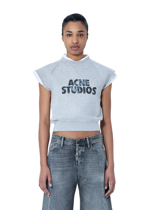 Photo: Acne Studios Sleeveless Logo Sweatshirt