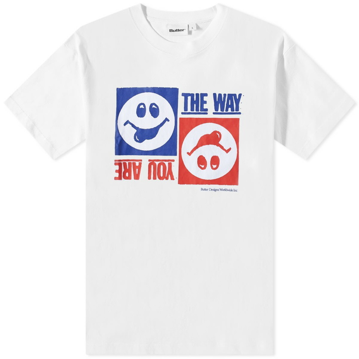 Photo: Butter Goods Men's The Way You Are T-Shirt in White