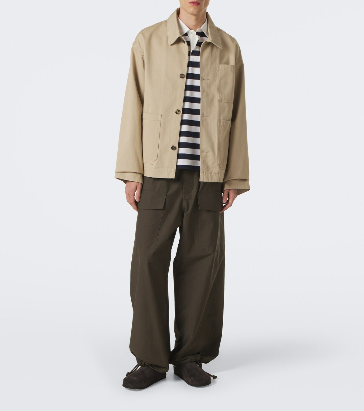 JW Anderson Cotton-blend wide-leg pants