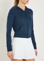 Vuori Halo Mini Hooded Jersey Sweatshirt Navy