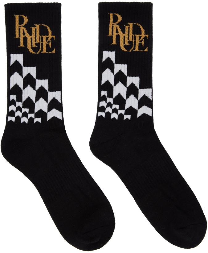 Photo: Rhude Black Racing Socks