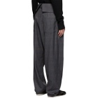 Loewe Grey Belted Overall Trousers
