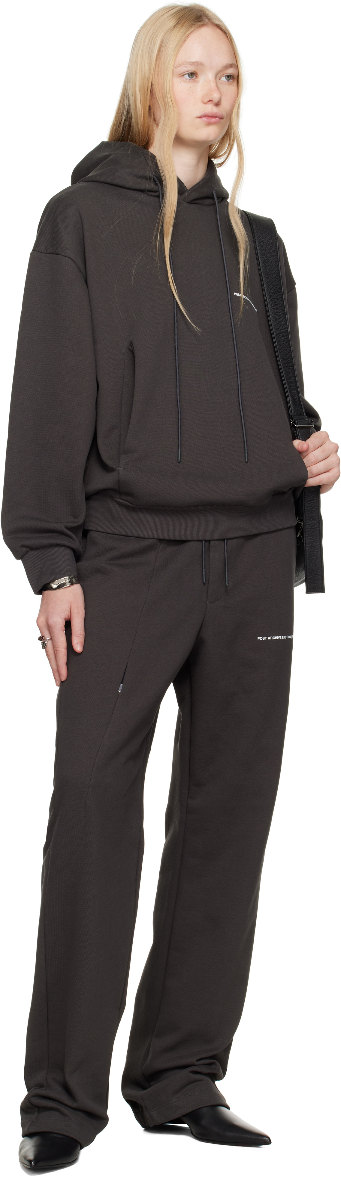 POST ARCHIVE FACTION (PAF) Gray 8.0 Right Hoodie Post Archive Faction