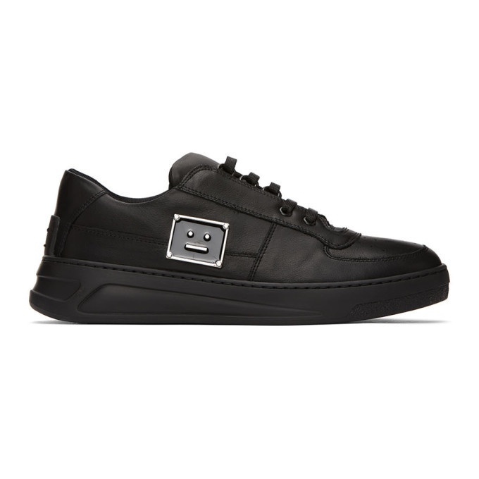 Photo: Acne Studios Black Perey Lace Up Sneakers