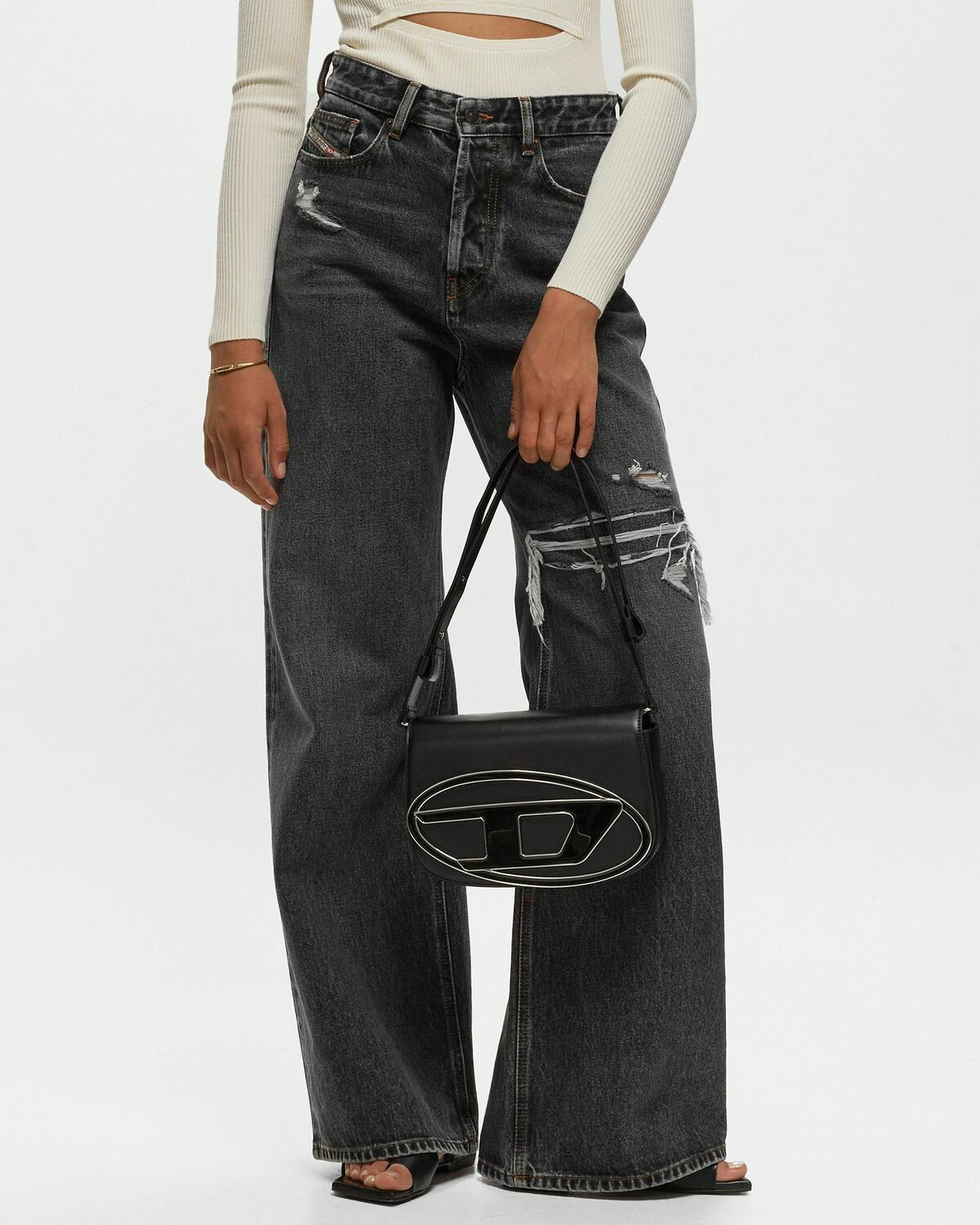 デニム・ジーパン Diesel Jeans 1996 D-sire L.32 1996 D-Sire Women: Cargo Jeans with pockets, medium blue