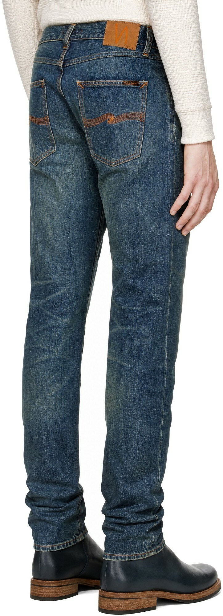 Nudie Jeans Blue Gritty Jackson Jeans