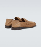Christian Louboutin Penny No Back suede loafers
