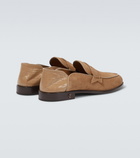 Christian Louboutin Penny No Back suede loafers