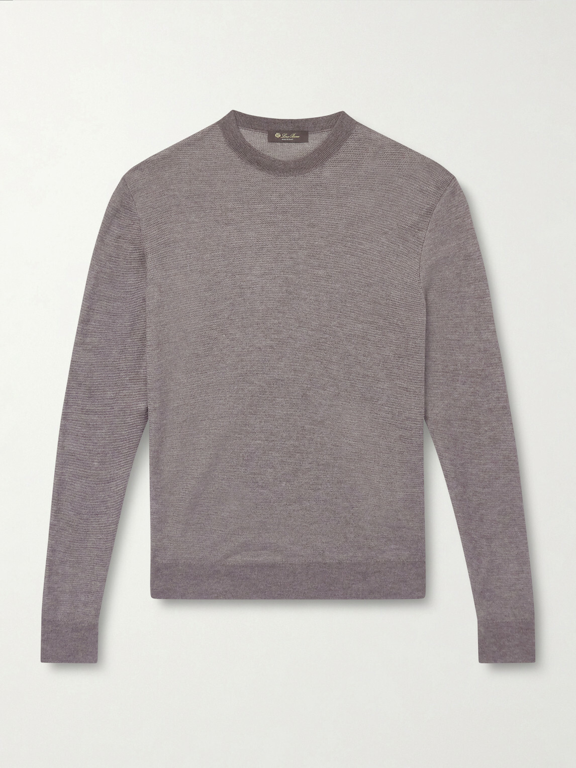 Loro Piana - Cashmere and Silk-Blend Sweater - Gray