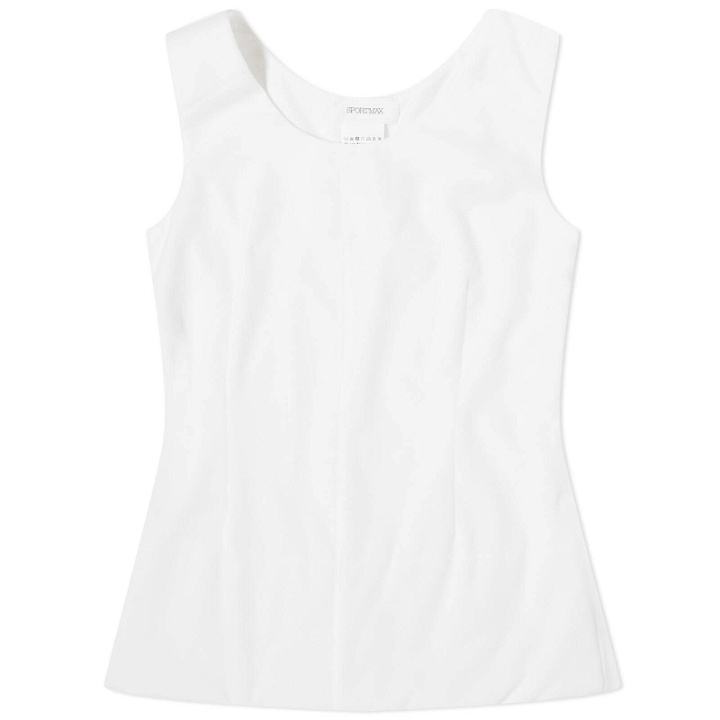 Photo: Sportmax Women's Fico Sleeveless Top in White