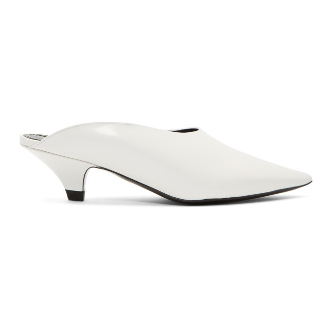 Proenza Schouler White Mule Kitten Heels Proenza Schouler