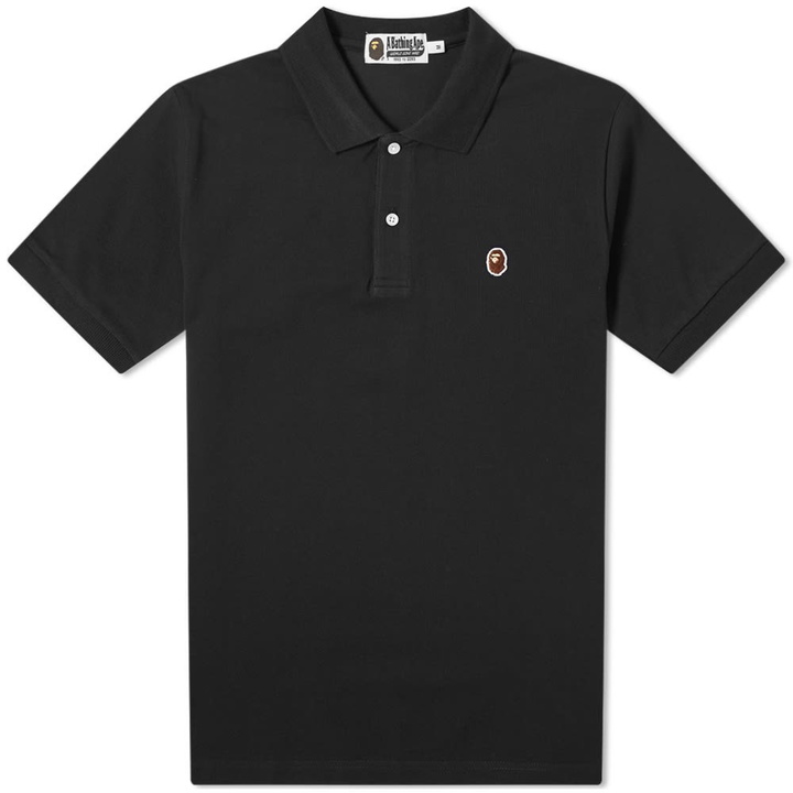 Photo: A Bathing Ape Ape Head One Point Polo