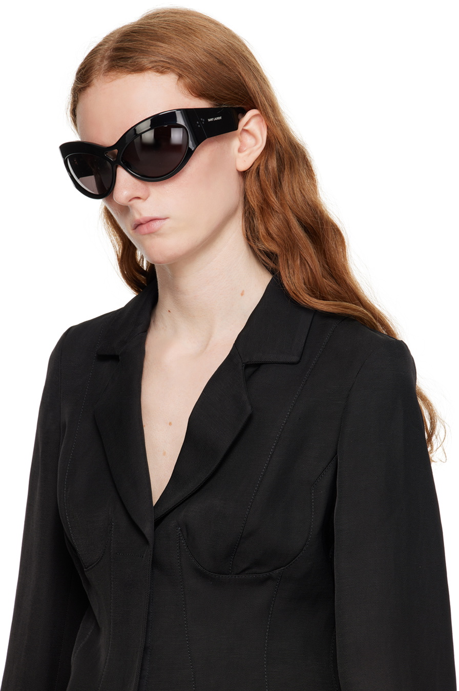 【美品】SAINT LAURENT SL67/F サングラス Saint Laurent Black SL 73 Sunglasses Saint Laurent