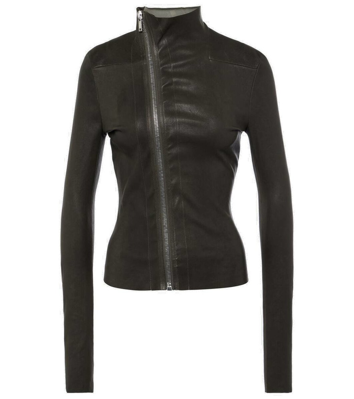 Photo: Rick Owens Gary leather and cotton jacket