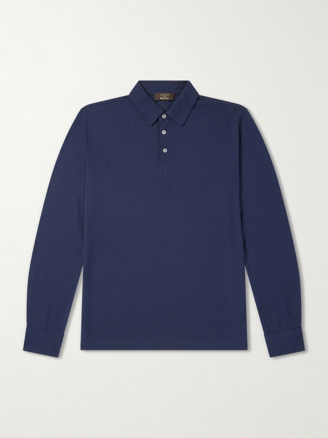 Slowear - Zanone Slim-Fit IceCotton Piqué Polo Shirt - Blue