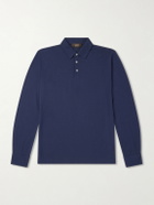 Slowear - Zanone Slim-Fit IceCotton Piqué Polo Shirt - Blue