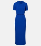 Roland Mouret Crêpe midi dress